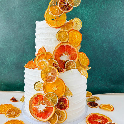 Wedding Cakes Oahu, Elegant Wedding Cakes, 2 tiers citrus italian wedding cake with vanilla sponge, lemon cream filling, swiss vanilla buttercream.